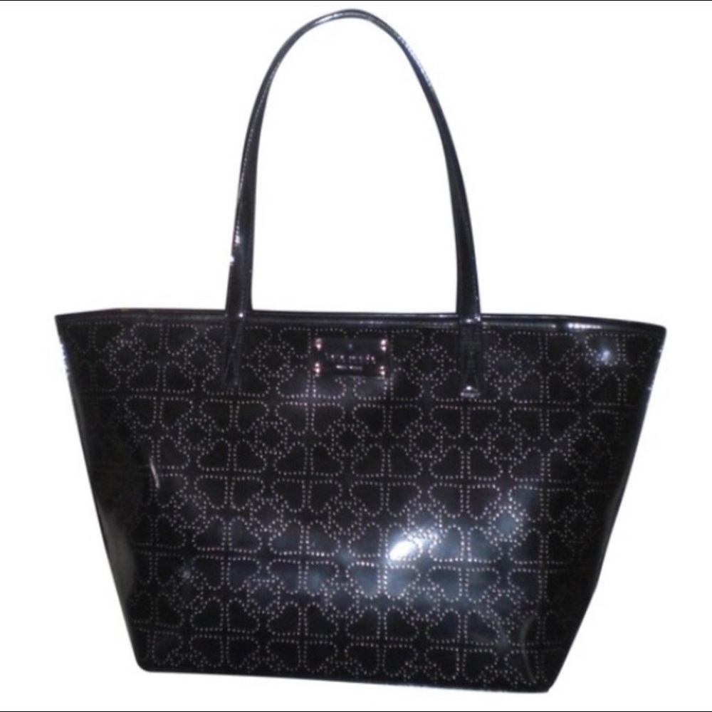 Late Spade Harmony Patent Leather tote
